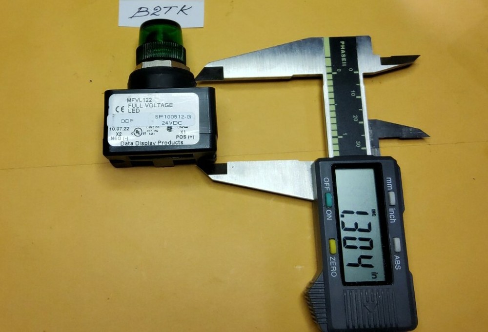 DATA DISPLAY PRODUCTS MFVL122 5/8" LAMP INDICATOR 125V DC