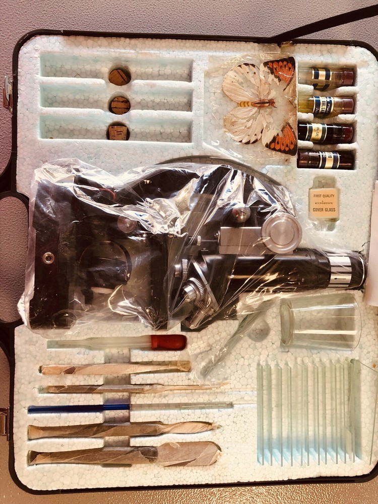 Vintage Microscope Made In Japan