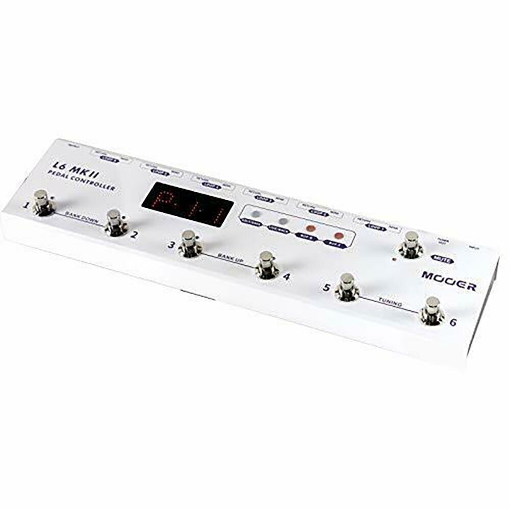 MOOER Pedal Controller L6 MKII Programmable Loop Switcher New Release
