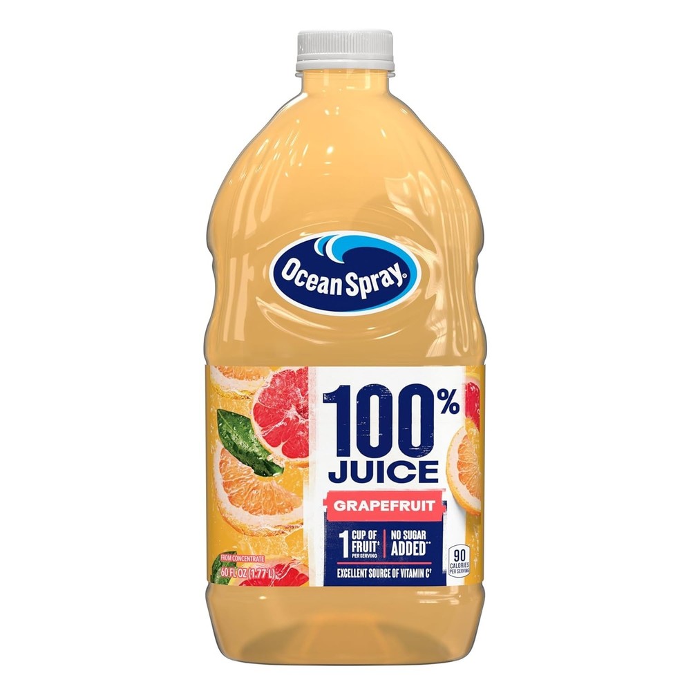 Juice, 100% Grapefruit, 60 Ounce Pack of 8