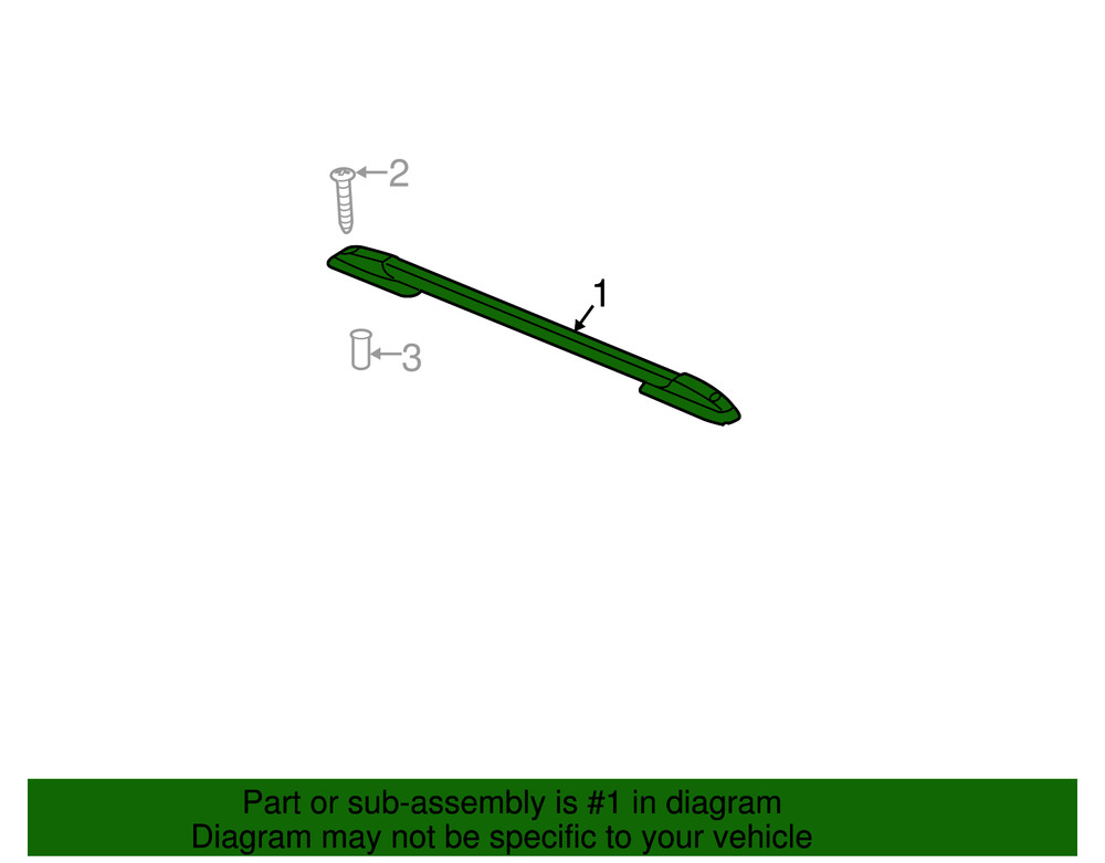 Genuine GM Side Rail 10387897