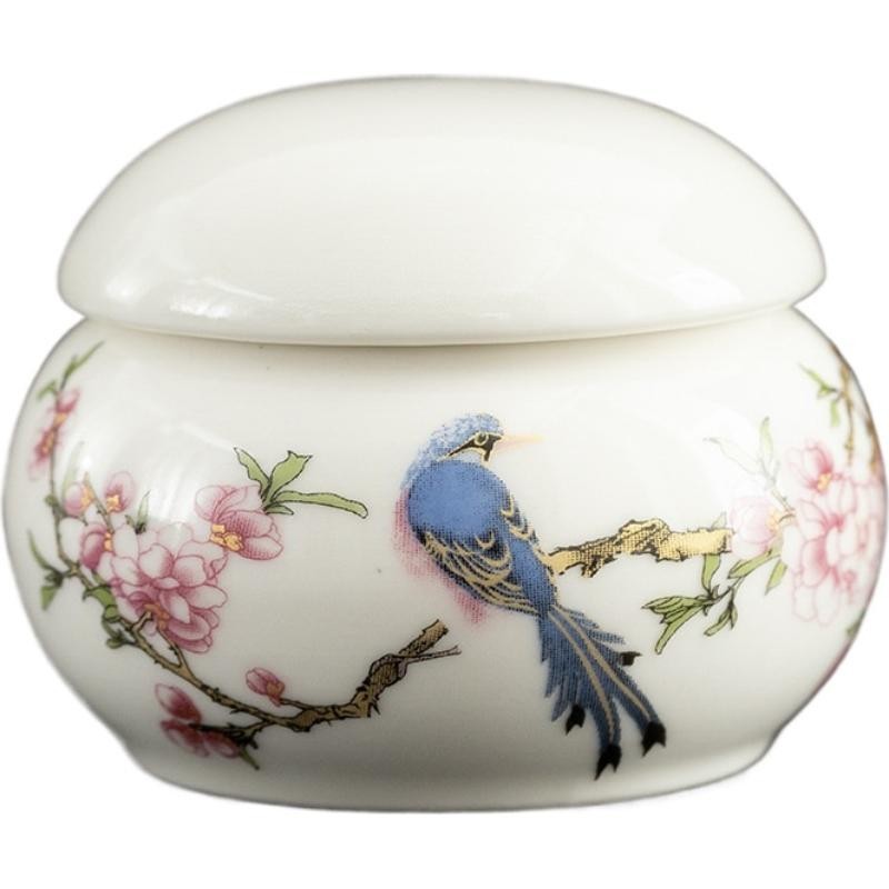 Ceramic tea canister Tea Storage Container Tea Set Accessorie J0K4