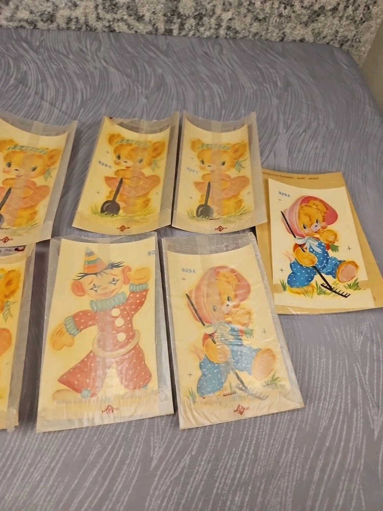 9 vtg duro Decorative Transfers #16