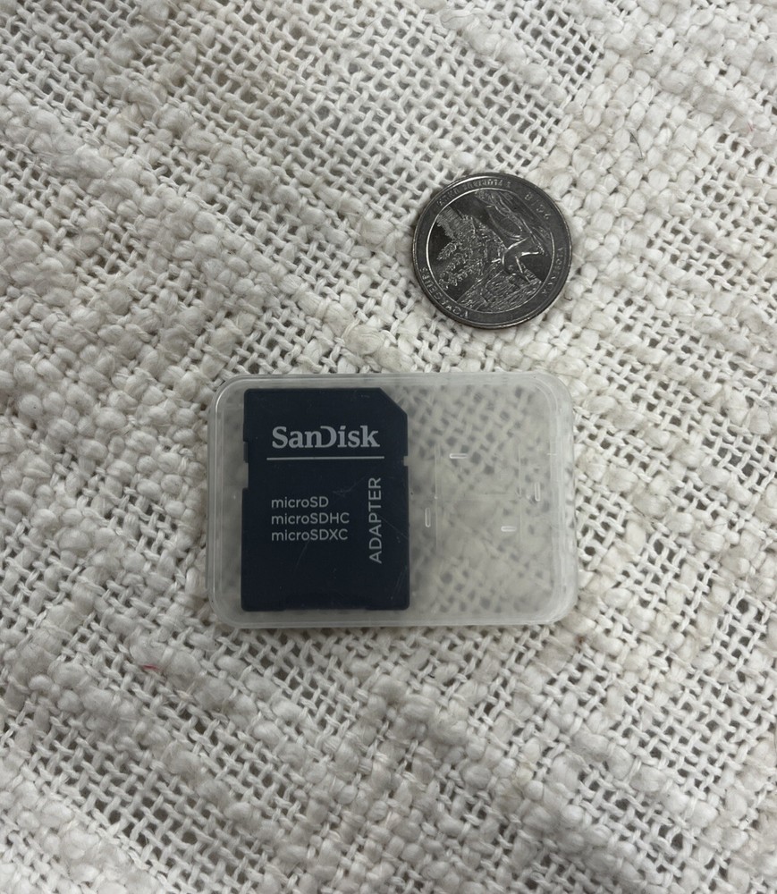 SanDisk Adapter MicroSD MicroSDHC 2013-07-03Y Made In China With Container
