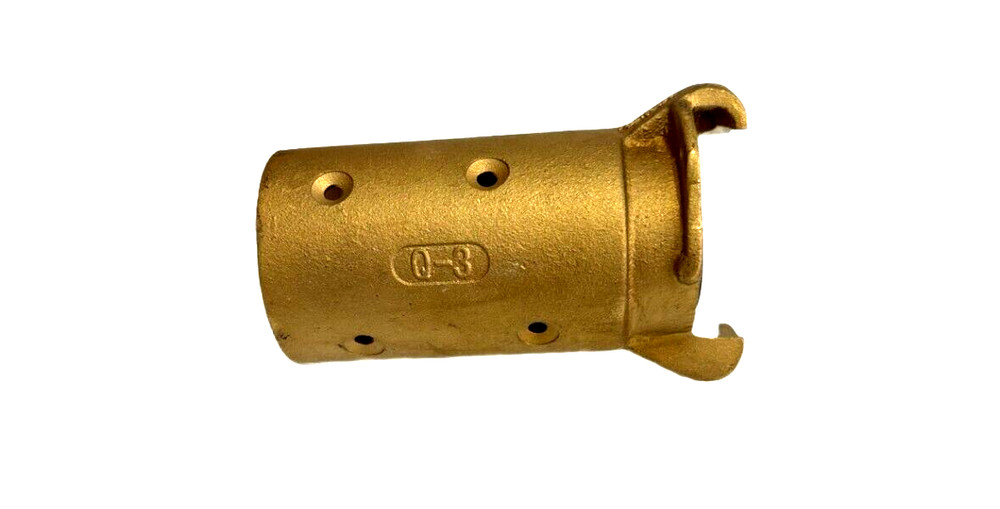 Q-3 - 1-1/4" BRASS QUICK COUPLING ID CLAST HOSE