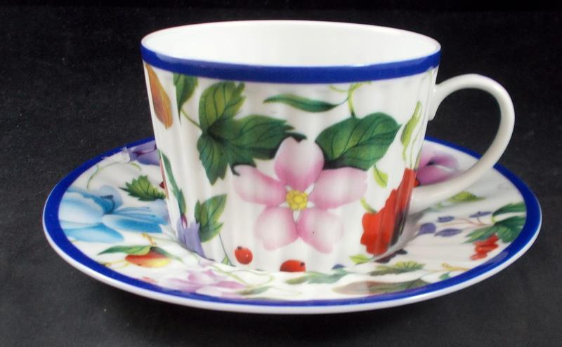 Royal Limoges Floraison 5 Piece Place Setting
