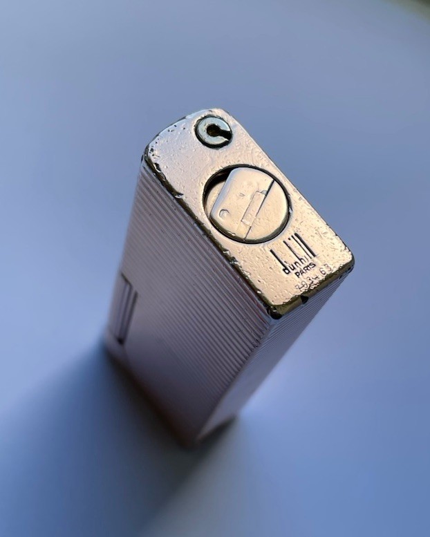 Dunhill Solid Silver ‘GILT FINISH’ Aldunil (LARGE) Lighter - Fully Overhauled