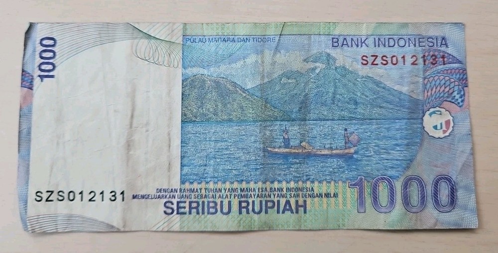 2000 Indonesia 1000 Rupiah Note