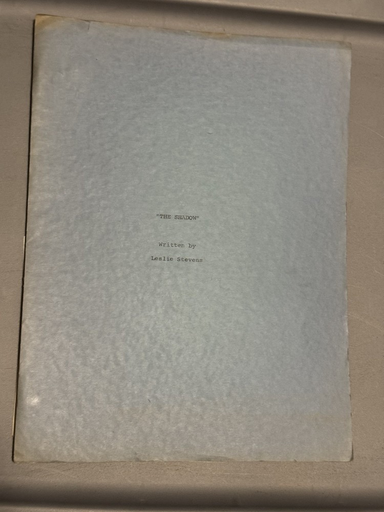 DC THE SHADOW SCRIPT & TREATMENT ORIGINAL TYPED 1970-71 UNPRODUCED TV PROJECT