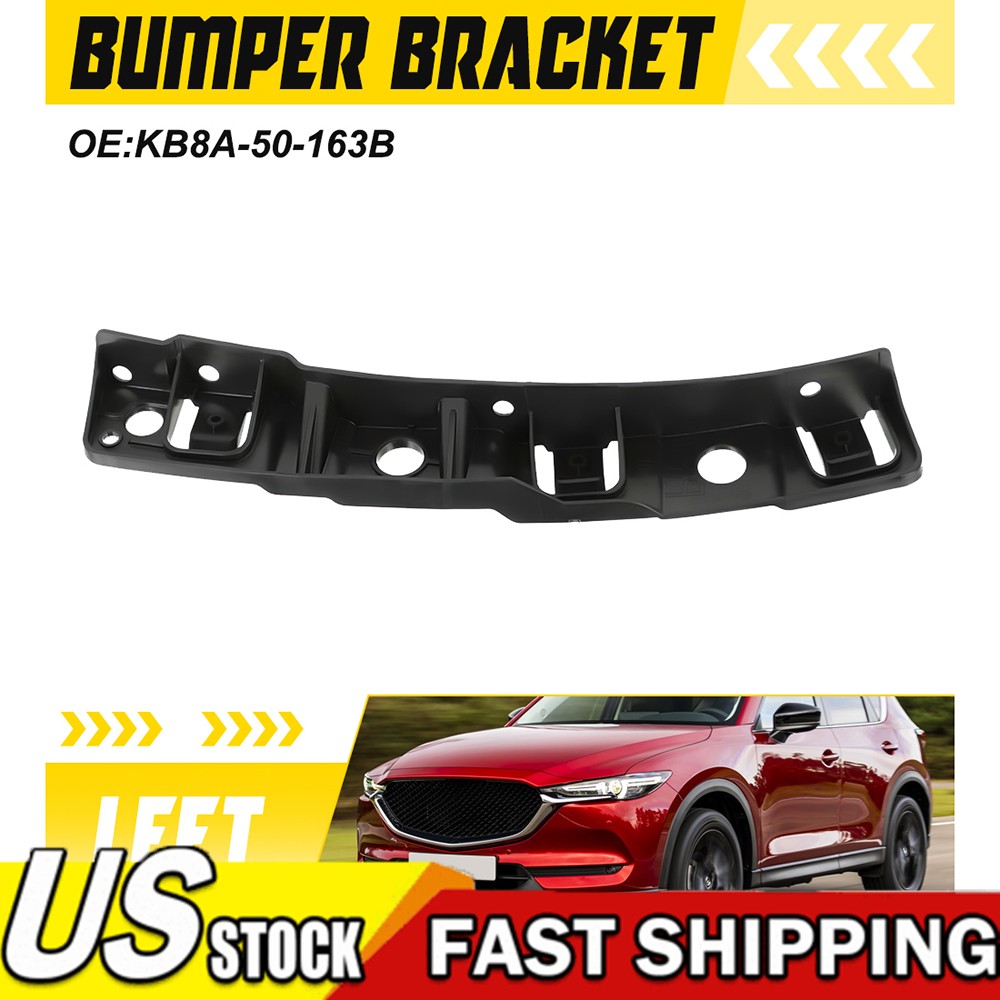 Front Bumper Bracket Retainer Support for 2017-2021 Mazda CX-5 Left Driver Side