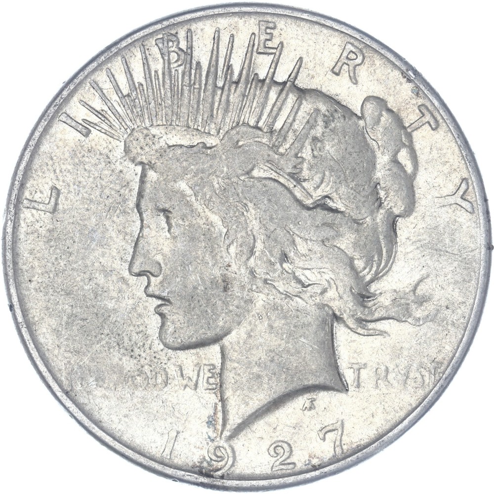 1927 S Peace Dollar Fine See Pics K100