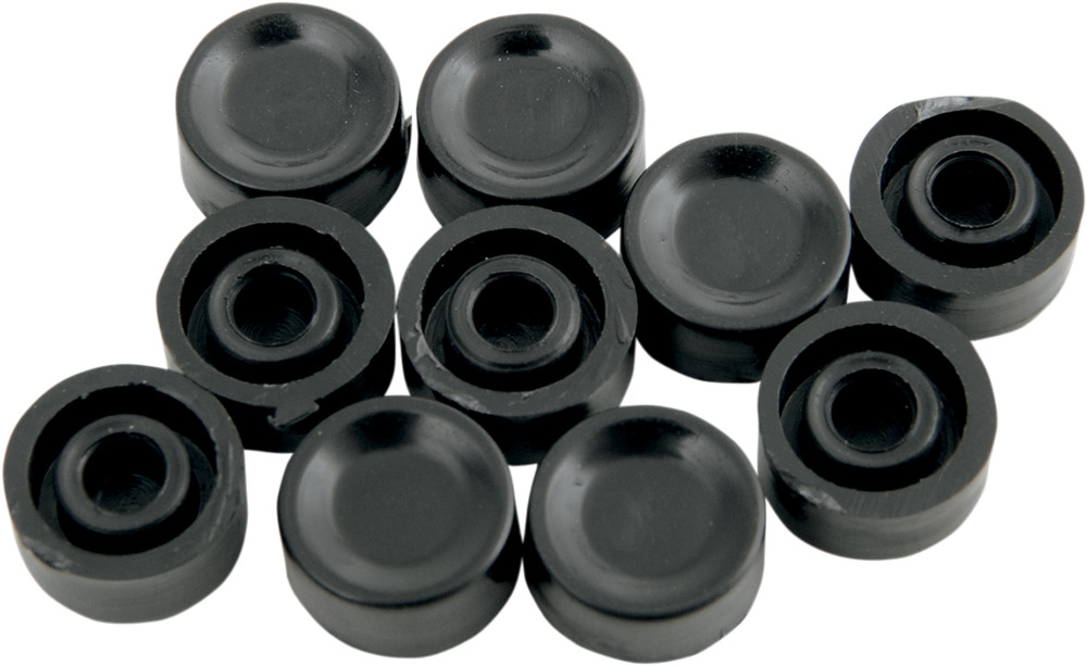 DRAG SPECIALTIES Handlebar Switch Button Caps - Horn/Start - Short - Black