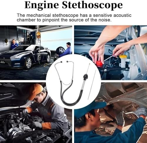 Car Mechanic Stethoscope, Automotive Stethoscope Engine Diagnostic Tool,...