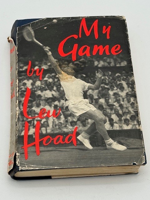 1958 My Game Tennis Book by Lew Hoad with Dust Jacket
