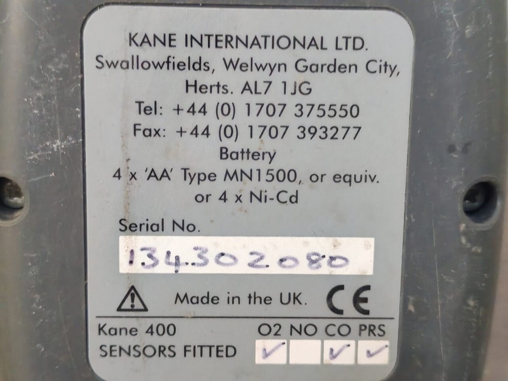 KANE 400 GAS ANALYZER