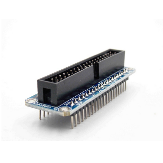 2pcs Raspberry Pi GPIO Breakout Board Breadboard Adapter T Shape + Straight