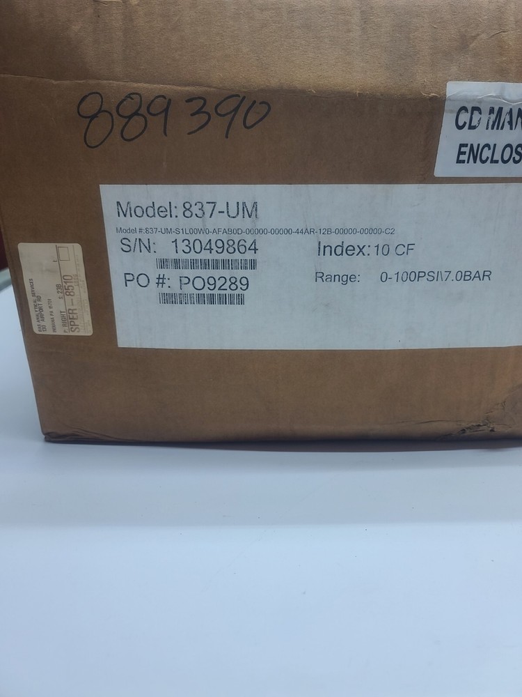 HONEYWELL CHART RECORDER MODEL:837-UM. / 2