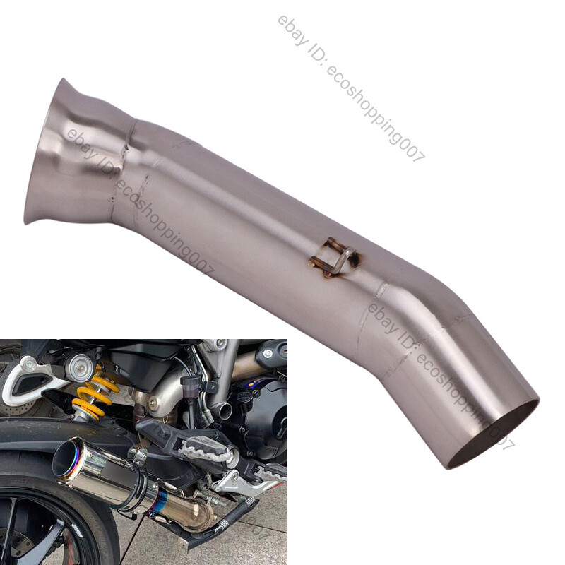 For Ducati Hypermotard 821 Hyperstrada 2013-2018 Exhaust System Mid Link Pipe