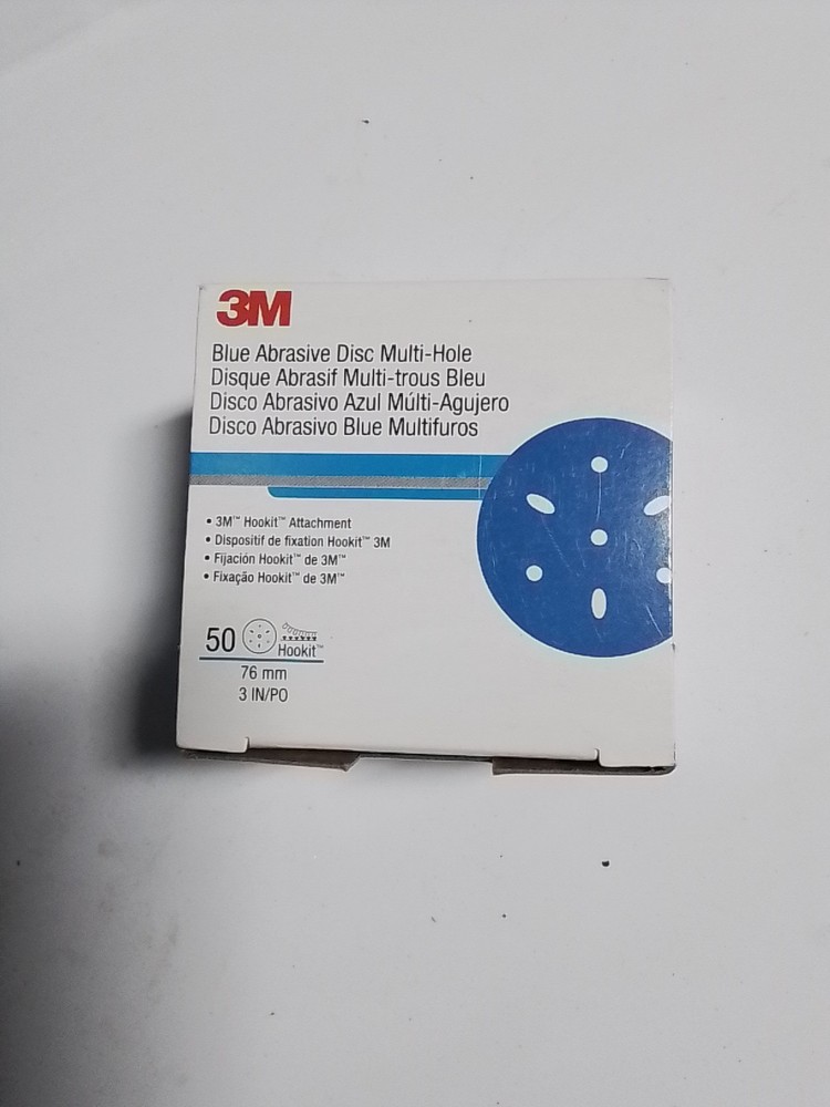 3M 36151 Multi-Hole Hook & Loop 400 Grit 3 in. Sanding Disc (50/Pack)