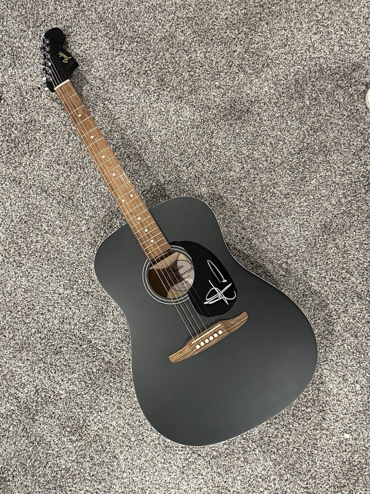 Aaron Lewis Signed Guitar.