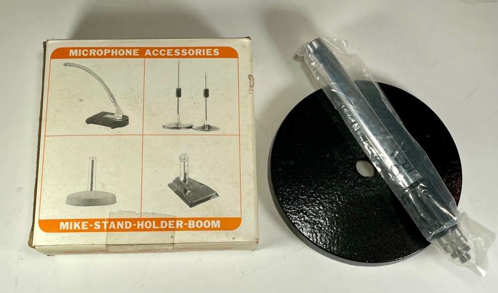 Microphone Desk Stand 8 Inch Adjustable Tronix Cast Iron