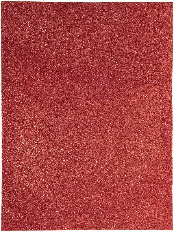 Glitter Foam Sheet 9"X12" 2mm Red