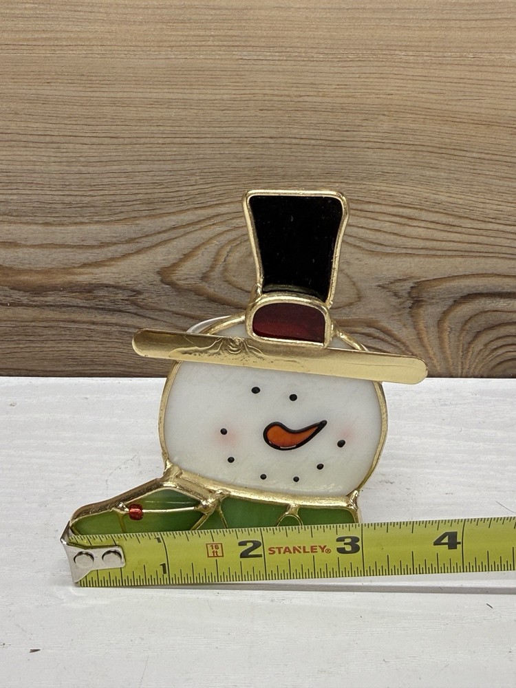 Christmas Snowman Votive Holder