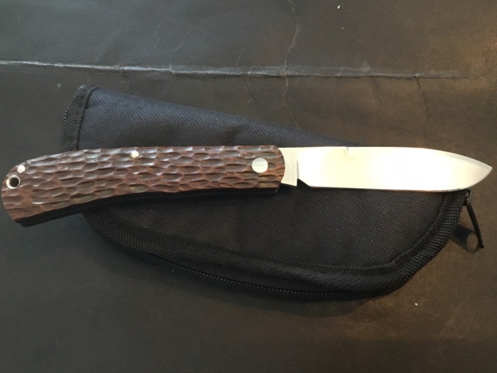 Custom Luke Swenson Trapper Slipjoint Folder Folding Knife
