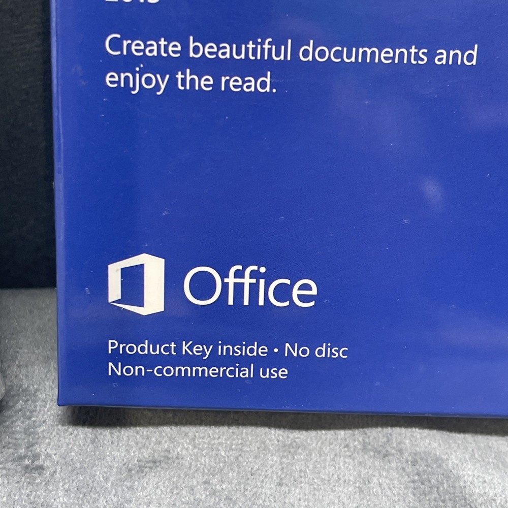 Microsoft Word 2013 & Microsoft Excel 2013 Key Cards In Sealed Boxes 1 PC