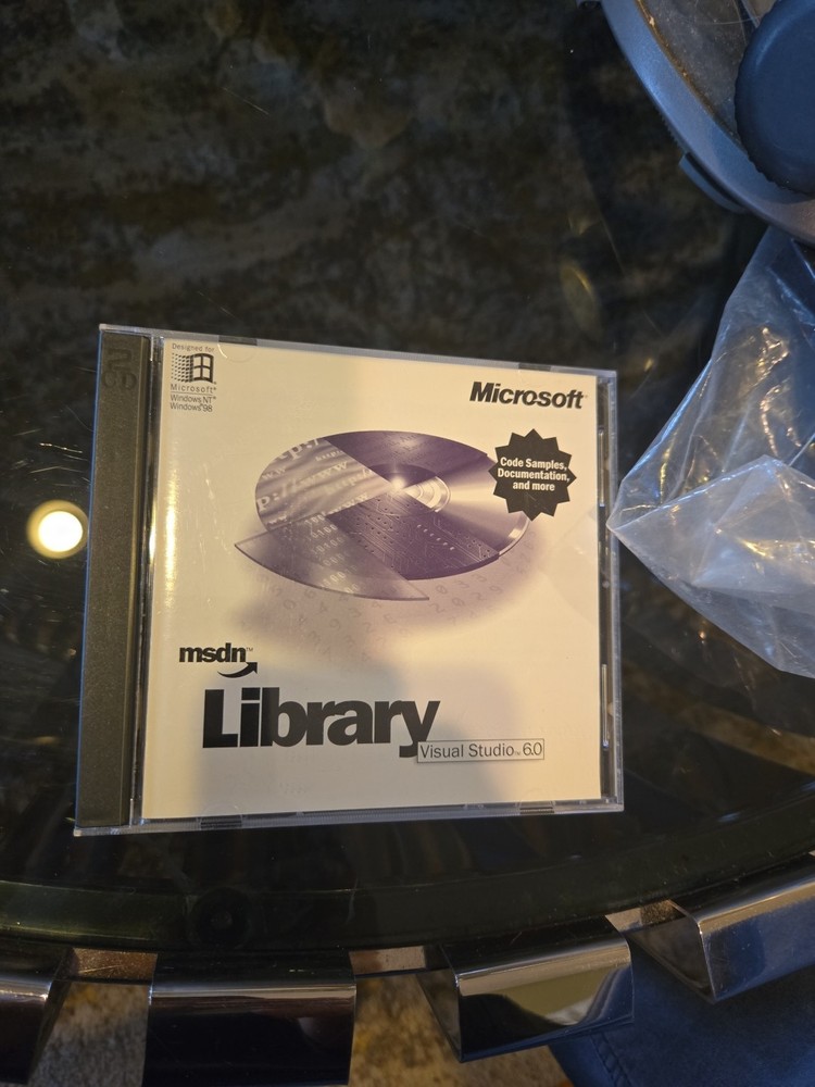 Microsoft MSDN Library Visual Studio  6.0 Two CD Set for Windows98 Windows NT