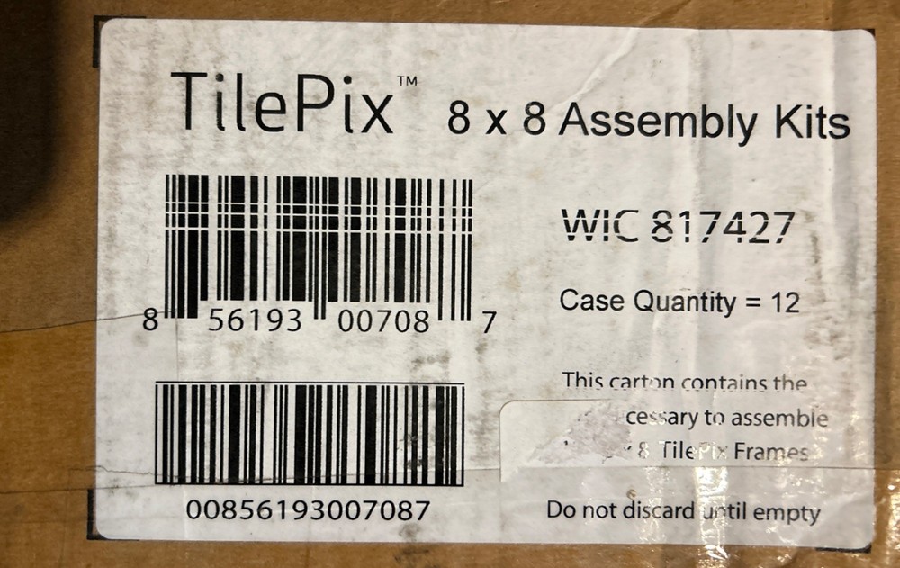 TilePix 12-Pack 8 x 8 Assembly Kits