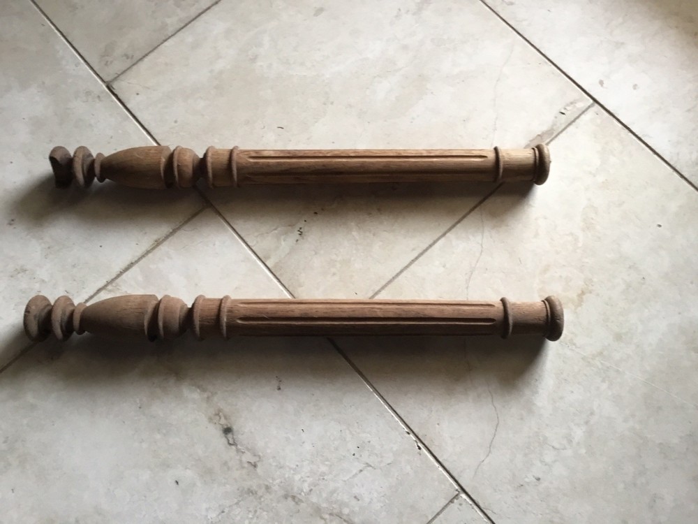 Antique Oak Pillars