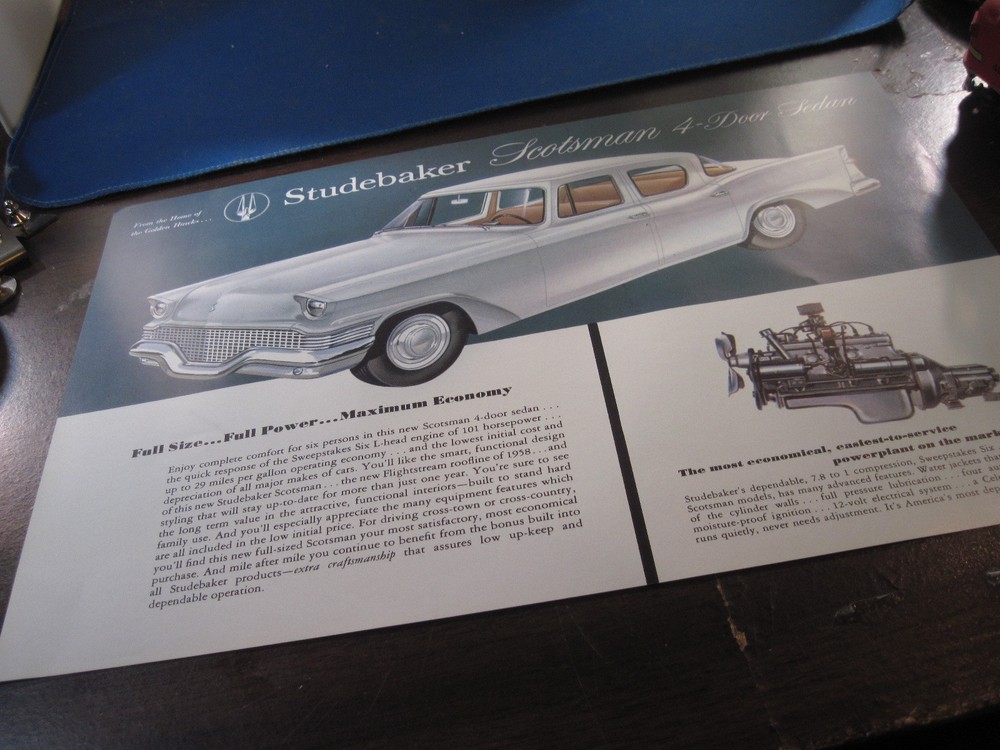 Studebaker 1958 Scotsman 4dr Brochure