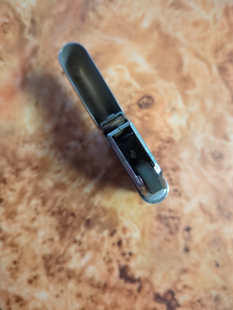 Vintage Ronson Typhoon Silver Lighter - Made In Korea
