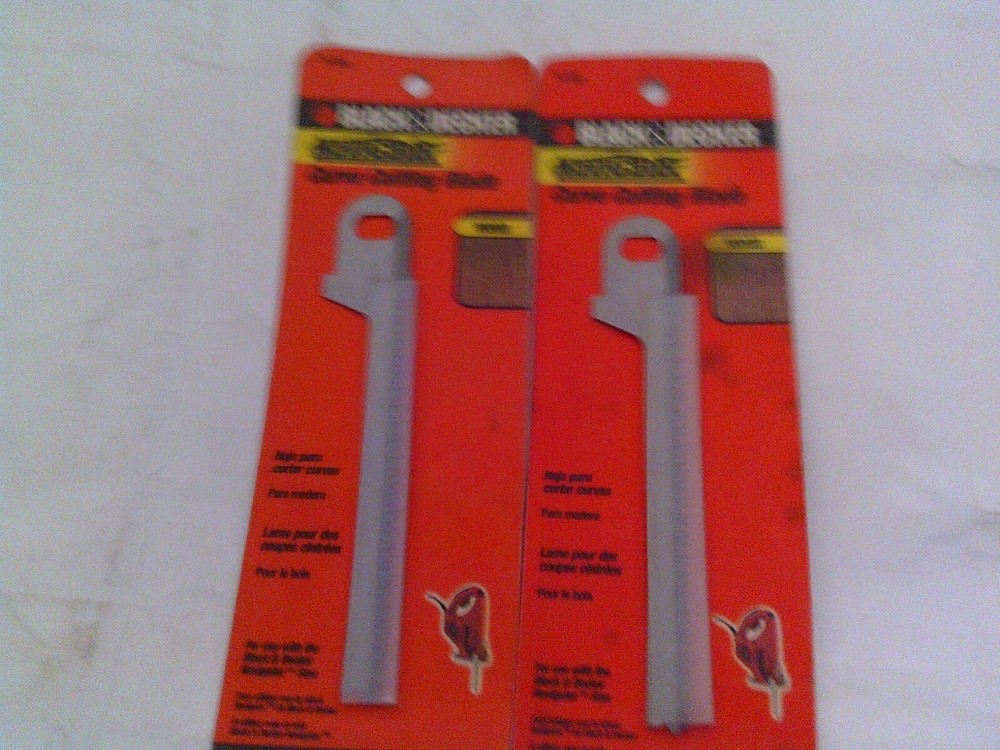 TWO !! Black & Decker Curve Cutting Navigator Blades 74-592