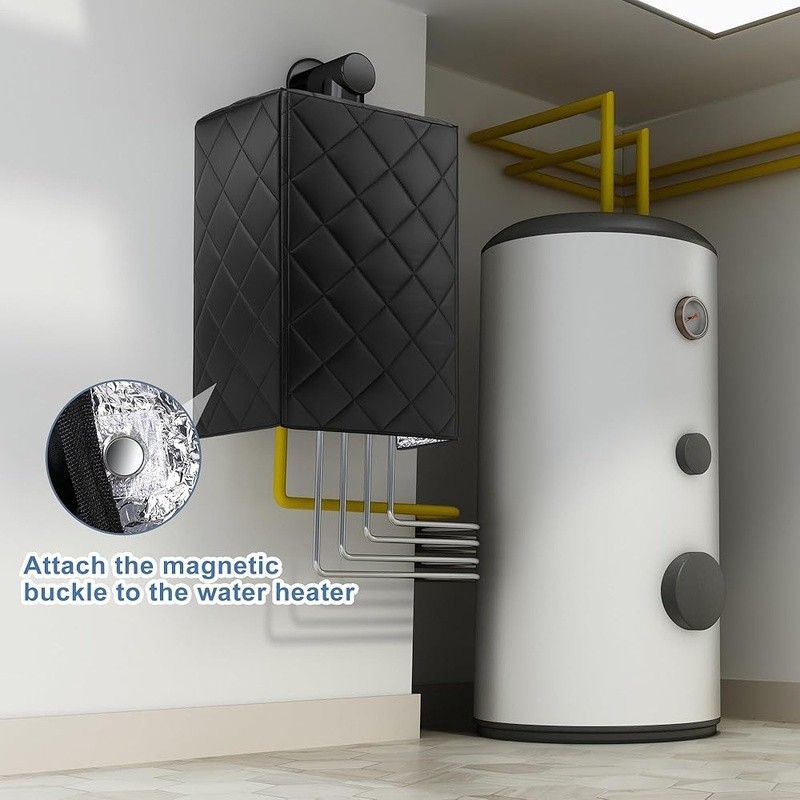 Waterproof Tankless Water Heater Cover Insulated Durable Easy Clean Protection