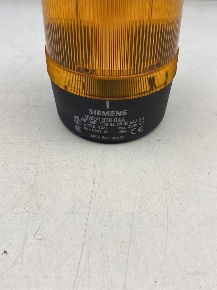 8WD4 308-0AA Siemens Orange Stack Light