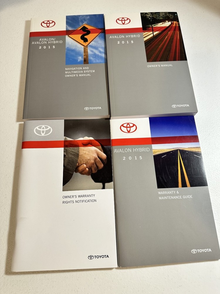 2015 Toyota Avalon Hybrid Owner's Manual Set