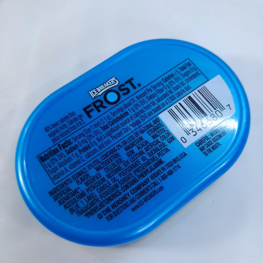 Ice Breakers Frost Mints peppermint container discontinued 2016 collector part