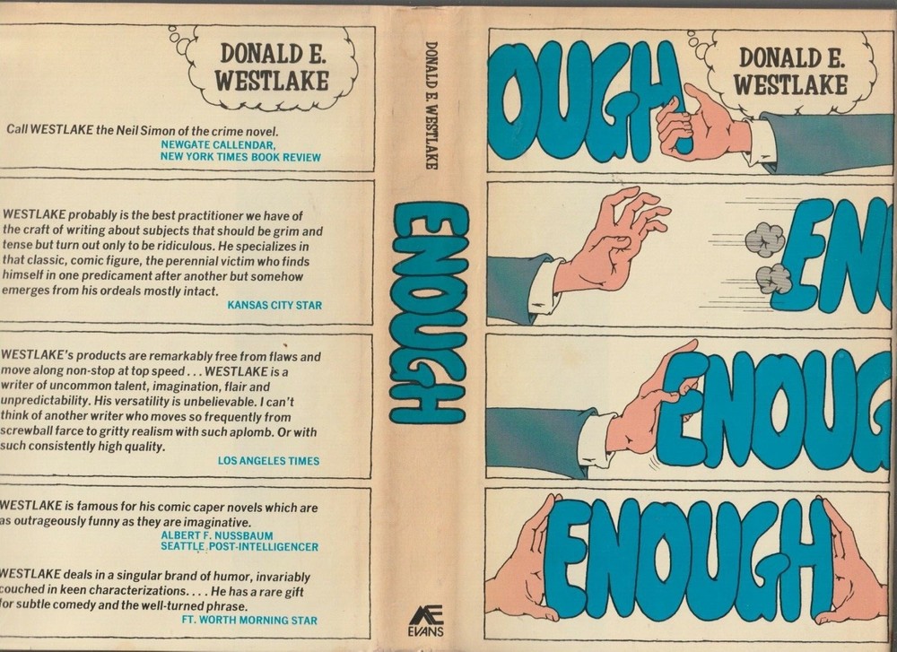 ROBERT WESTLAKEENOUGH.HARDCOVER IN JACKET.SIGNED..NICE COPY!