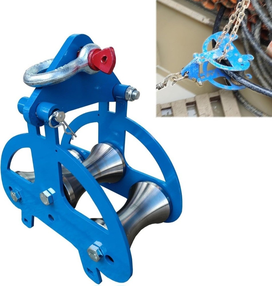 Heavy Duty Cable Puller Sheave, Cable Feeding Sheave, Industrial Cable Pulley