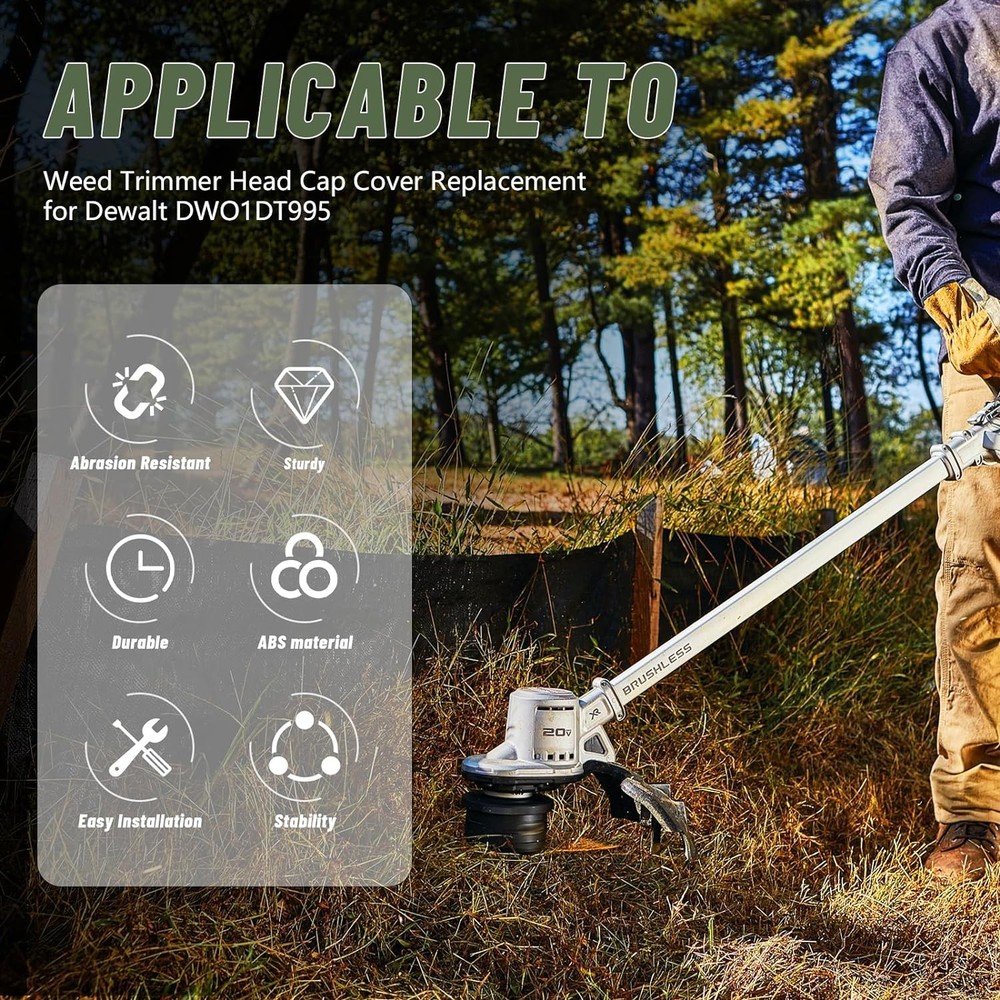 Dewalt DCST922 String Trimmer Head Cap & Spring Replacement Parts Weed Trimmer