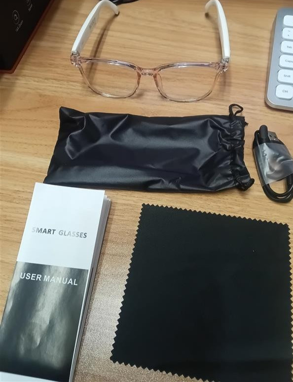 smart glasses with wireless headset