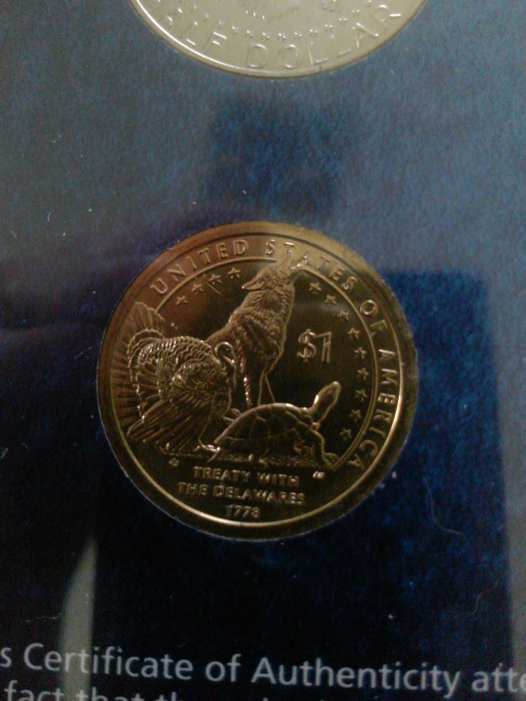 2013 Lost Coins Never Released for Circulation Dollar & Half Dollar Case & COA
