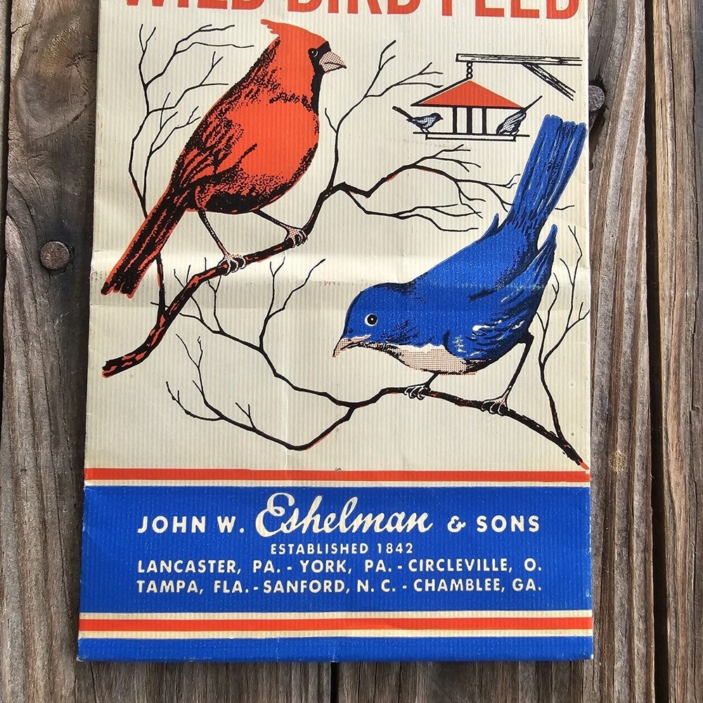Eshelman Red Rose Wild Bird Feed Bag