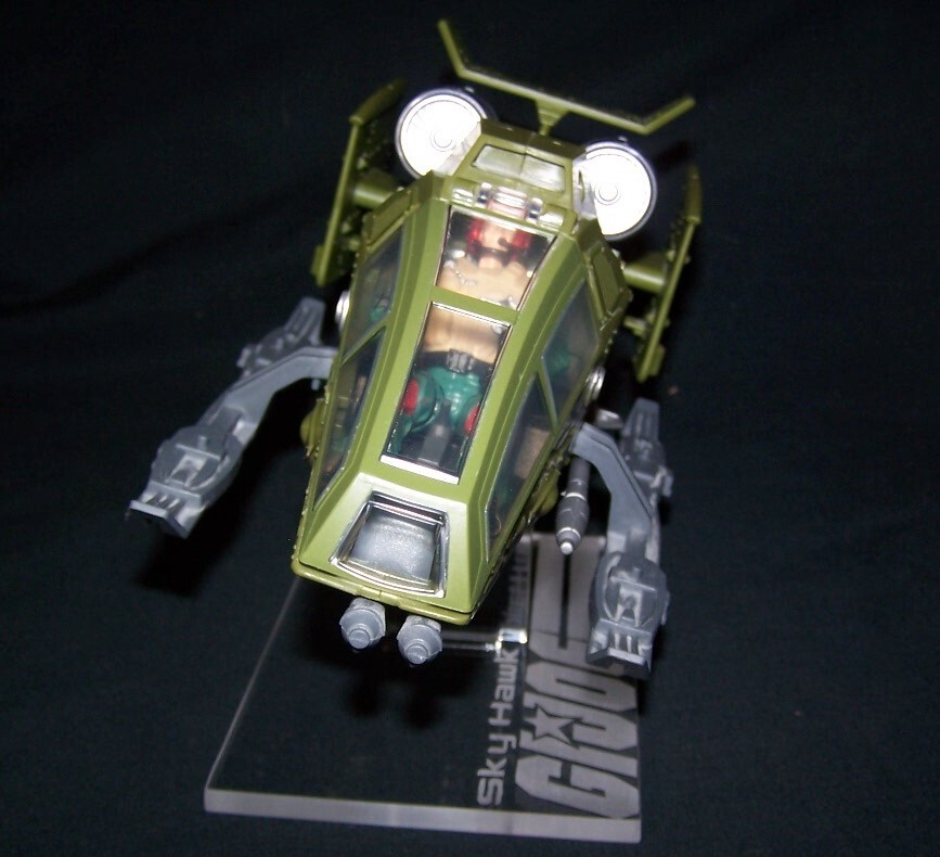Acrylic display stand for GI Joe 2009 2010 2014 Ghost Hawk Sky Hawk