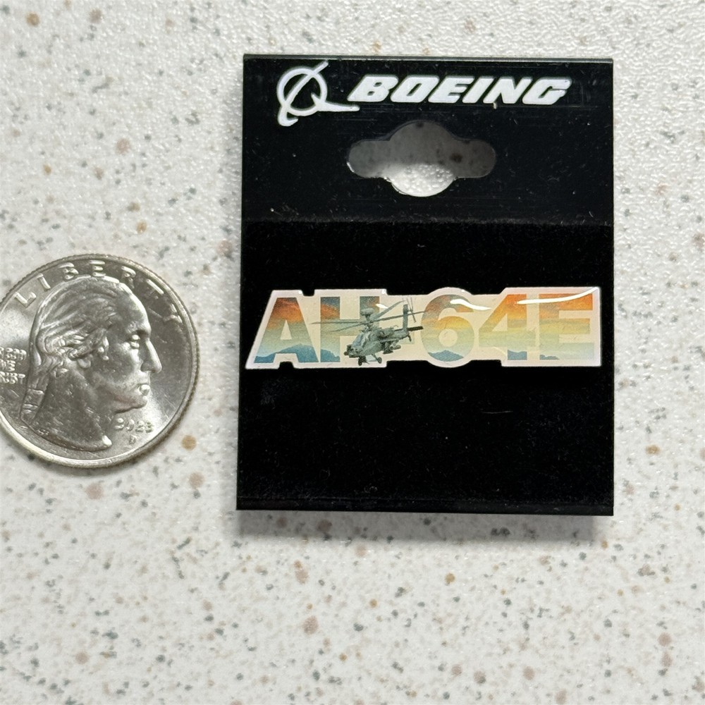 Boeing AH-64E Apache Helicopter Pin Pinback #50700