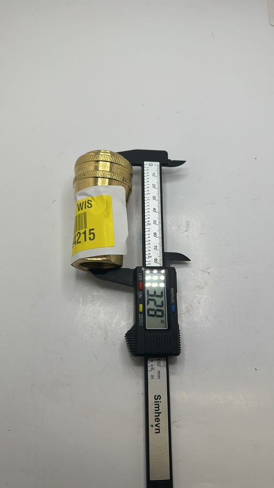 DIXON 6D SERIES QUICK COUPLING 3.28" Height 0.86" ID1 0.88" ID 2