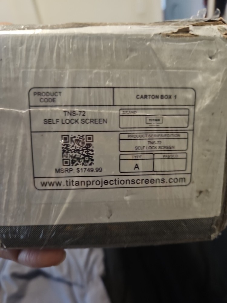 Titan Projector Screen TNS -72 Digital Self Lock Screen