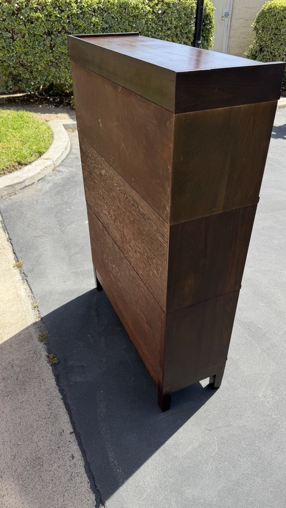Globe Wernicke 3-stack Sectional Bookcase. Unrestored All Original Hardware.1950